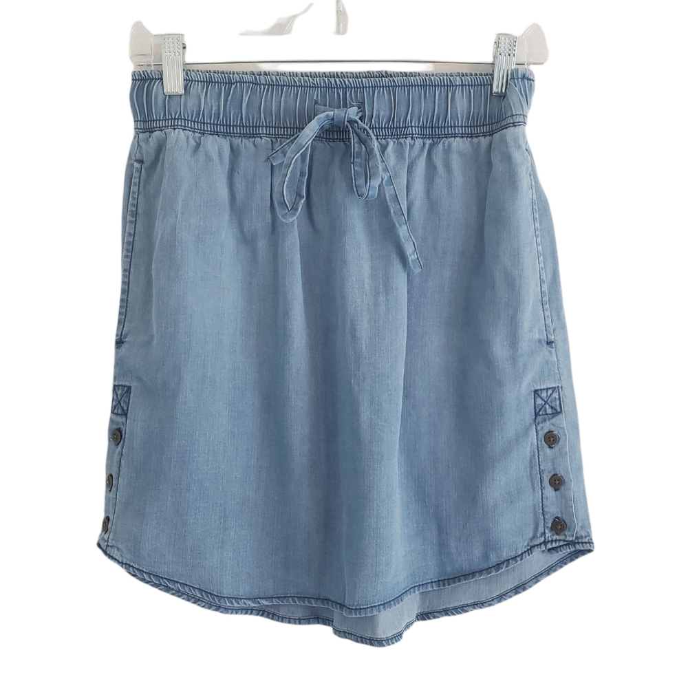 C&C CALIFORNIA Blue Casual Skirt Light Weight Denim Size Small